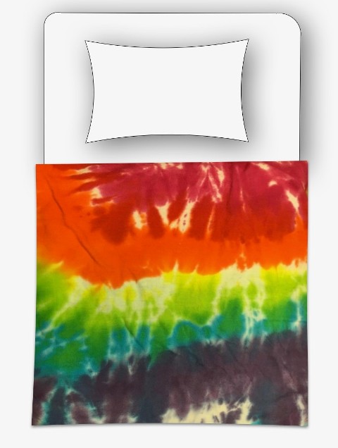 Tie Dye Twin  Comforter-Crayola